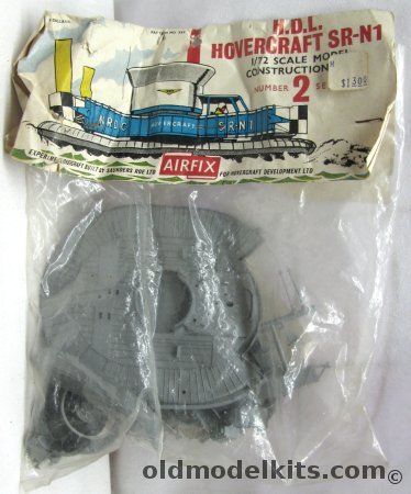 Airfix 1/72 Saunders Roe Ltd. HDL Hovercraft SR-N1 - Bagged, 287 plastic model kit